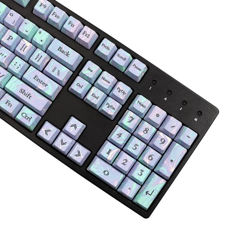 Фото OEM-профиль ANSI PBT-Dye-Subbed Клавички для переключателей MXStructure Mechaning Mechanical клавиатура Различная планировка №1