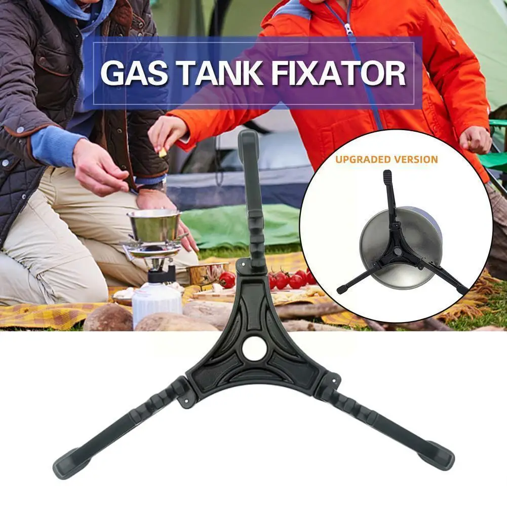 

Outdoor Plastic Bracket Camping Stove Base Holder Canister Bottle Shelf Cartridge Braket Tripod Prevention Tilting Sta U0m2