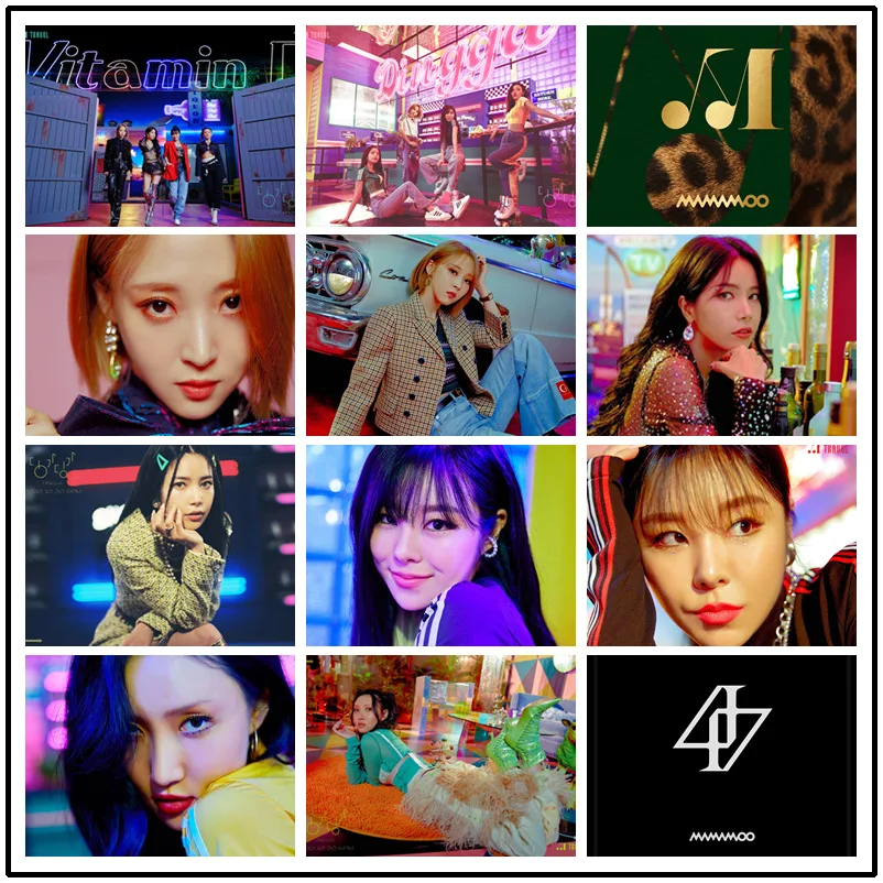 2 шт./компл. оптовая продажа постеры Kpop MAMAMOO наклейки новый альбом для путешествий