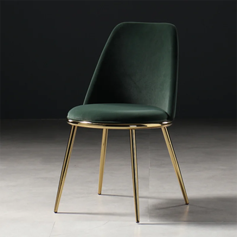 

Bedroom Outdoor Dining Chairs Dinner Modern Luxuryer Master Waiting Dining Chairs Leather Kursi Cucina Furniture Bar WW50DC