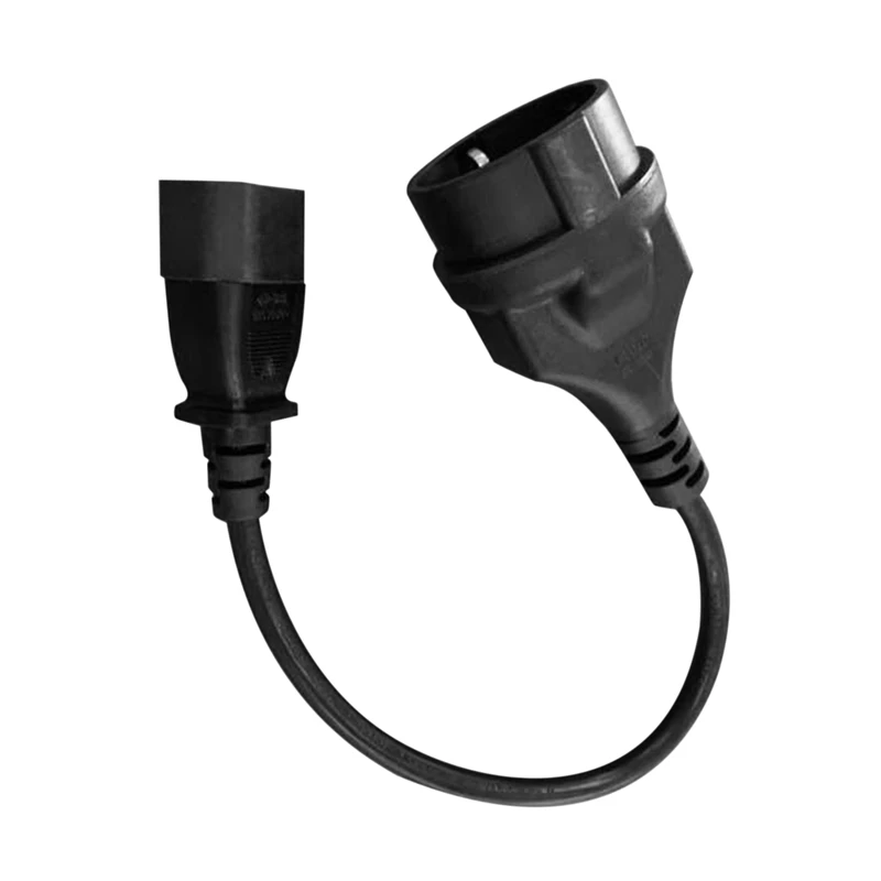 C14-European Socket IEC320 C14 Male Plug To European French German Machine Box PDU