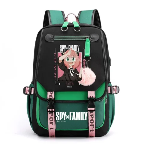 Kawaii аниме Spy X Family Anya Forger рюкзаки для студентов-подростков школьные сумки рюкзак для девочек детская сумка для книг дорожный рюкзак