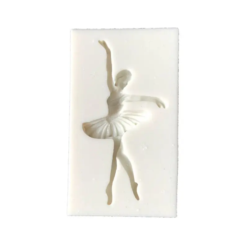

Ballet Girl Dancer Silicone Mold Fondant Chocolate Cake Stencil Decorating Tool
