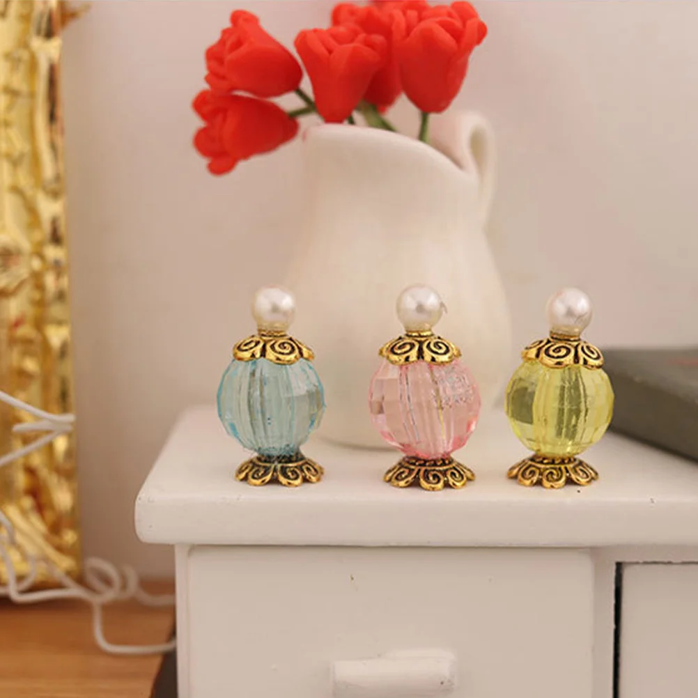 

6 Pcs Landscape Supplies Simulation Perfume Decor Make Miniature Scene Model House Resin Ornaments Bedroom Micro