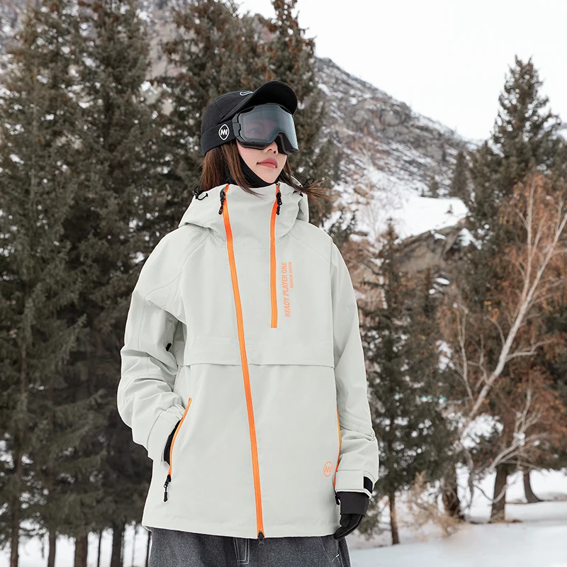 NANDN лыжная куртка водонепроницаемая теплая износостойкая модная для сноуборда