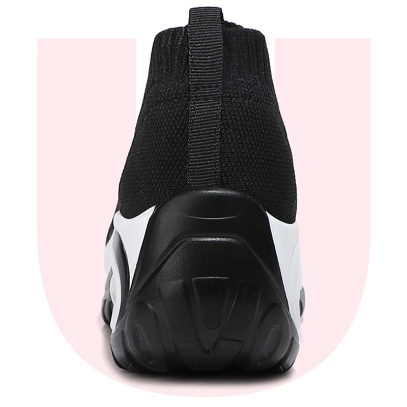 New Ladies Platform Shoes Comfortable Flying Woven Breathable Casual Women's Shoes Spring and Summer Running Shoes Sneakers