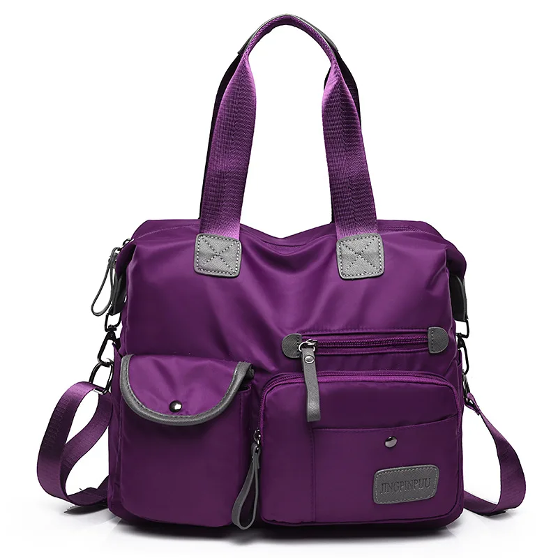 Nylon Waterproof Women Travel Bags Handbag Multifunction Message Shoulder Bag Fashion Large Female Bag