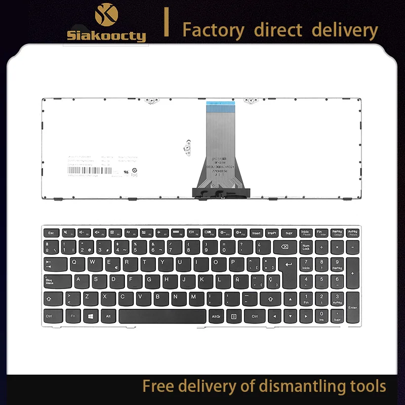 

Для Lenovo G50-30 G50-45 G50-70 G50-70m G50-80 клавиатура с испанской раскладкой