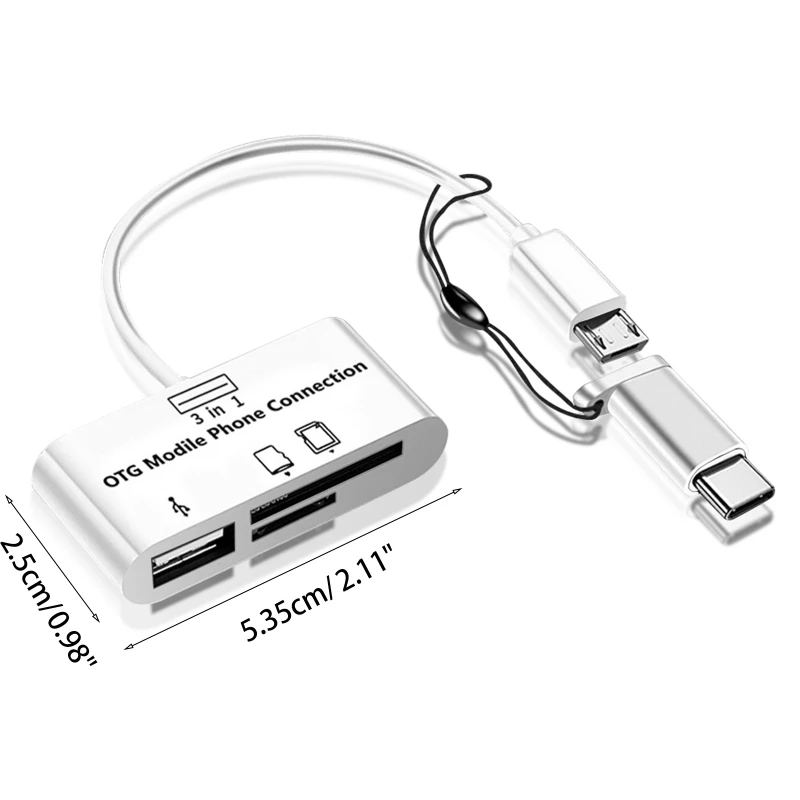 Док-станция для чтения карт памяти Micro USB Type-C |