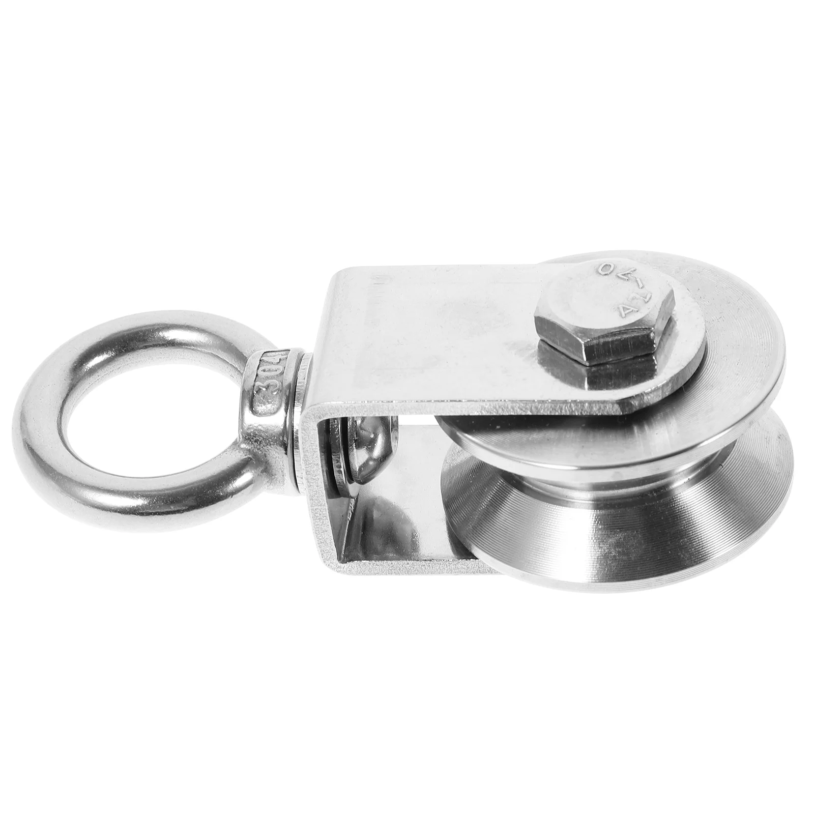 

Pulley Rope Block Wheel System Wire Cable Weight Lifting Heavy Duty Winch Bearing Swivel Type V Traction Attachment Attachments