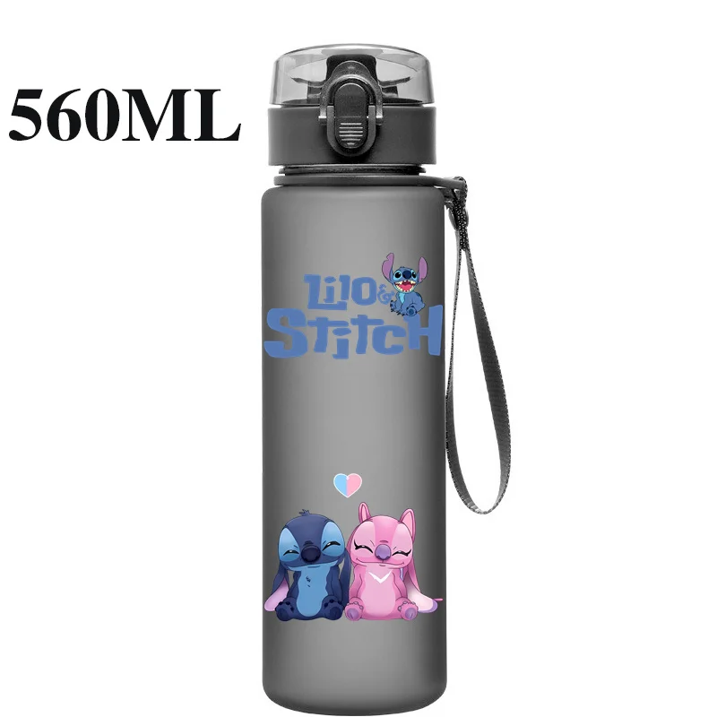 Милая стежка чашка для воды портативная пластиковая большая емкость мультяшная