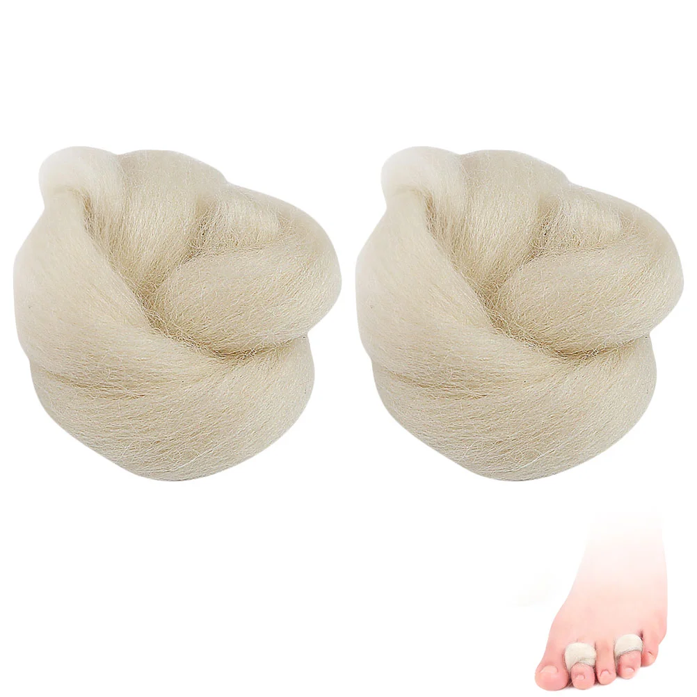 

Toe Wool Separators Spacer Separator Womenfoot Pad Lambs Splitter Woolen Small Protectors Breathable Spacers Dividers