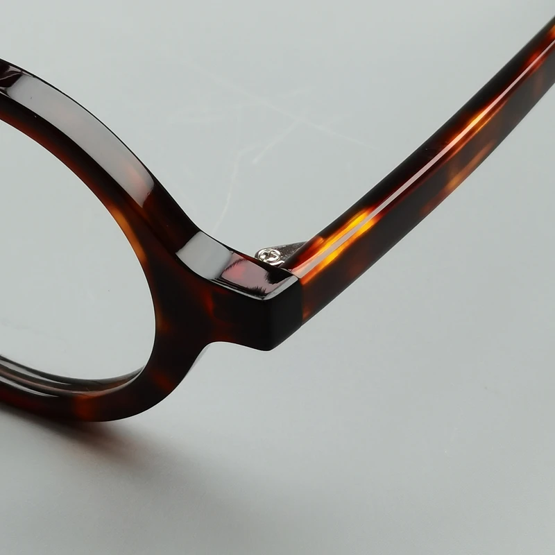 Очки для чтения мужские круглые в стиле ретро роскошные дизайнерские ацетатные