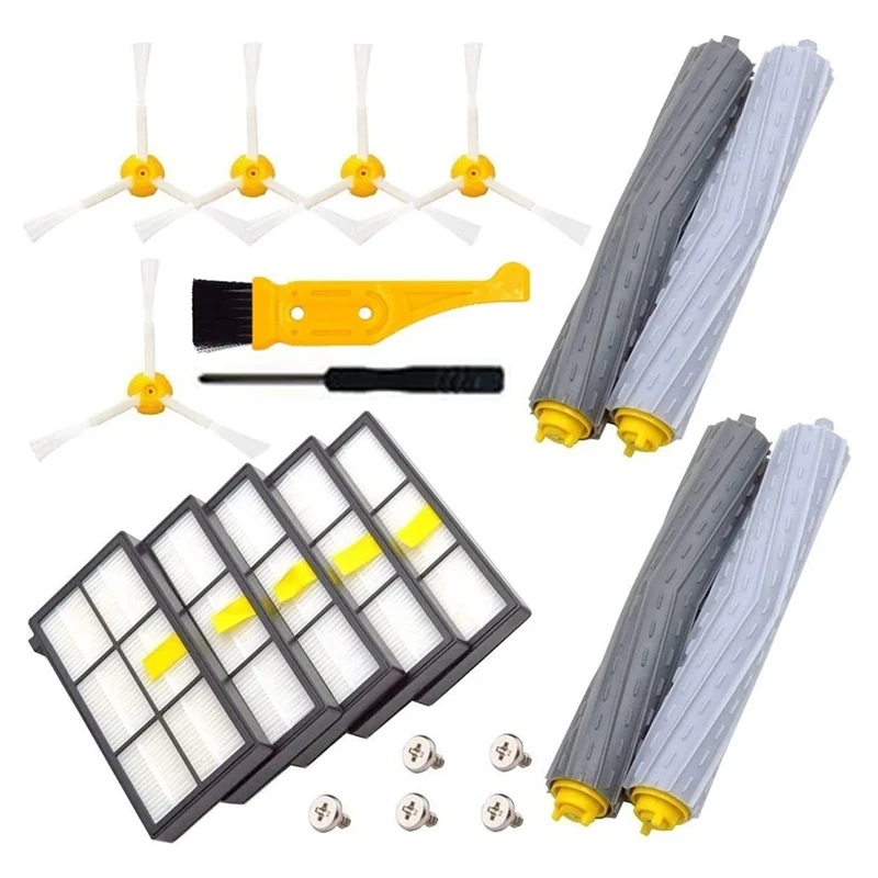 Детали для пылесоса Irobot Roomba Фильтры HEPA основная и боковая щетка 800 900 805 864 871 891 960 961