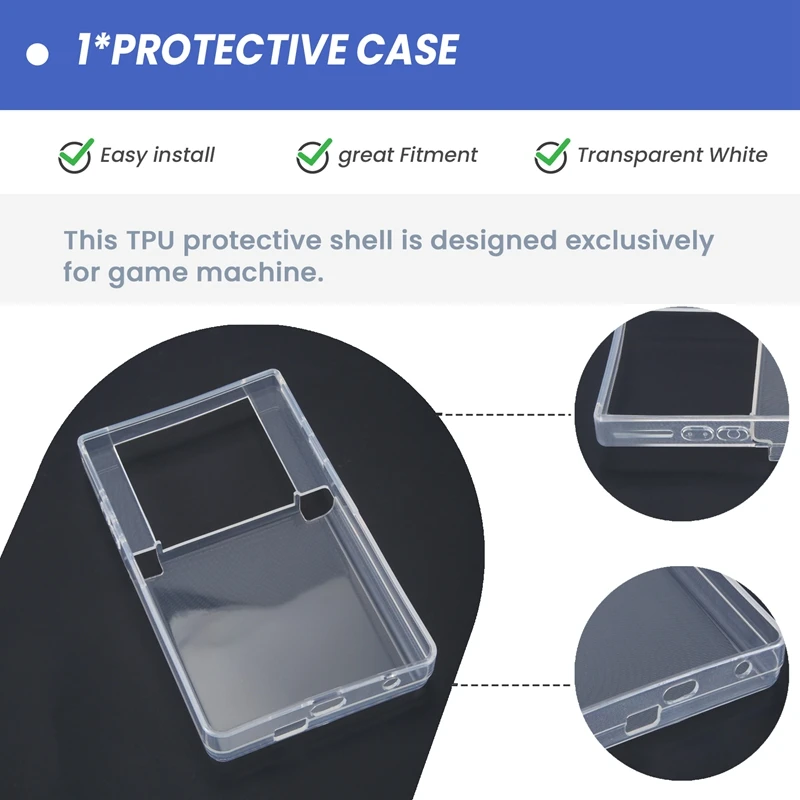 Силиконовый чехол для аналоговой карманной/AP портативной игровой консоли