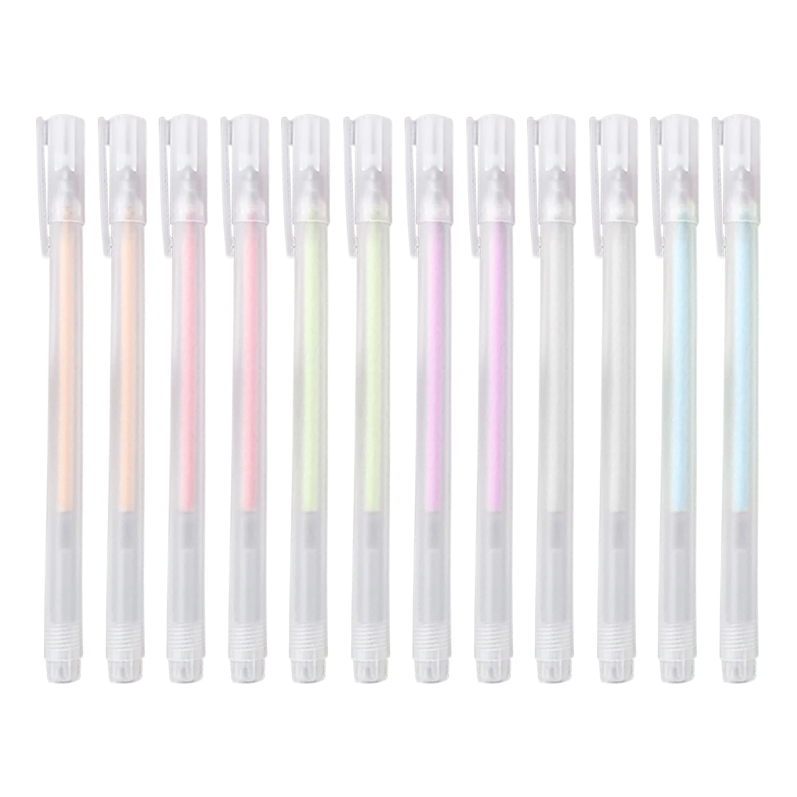 

12pcs Student Children Liquid Glue Sticks Fast Curing Strong Adhesive High Viscosity Accessories Plastic Art Pen Style Daily