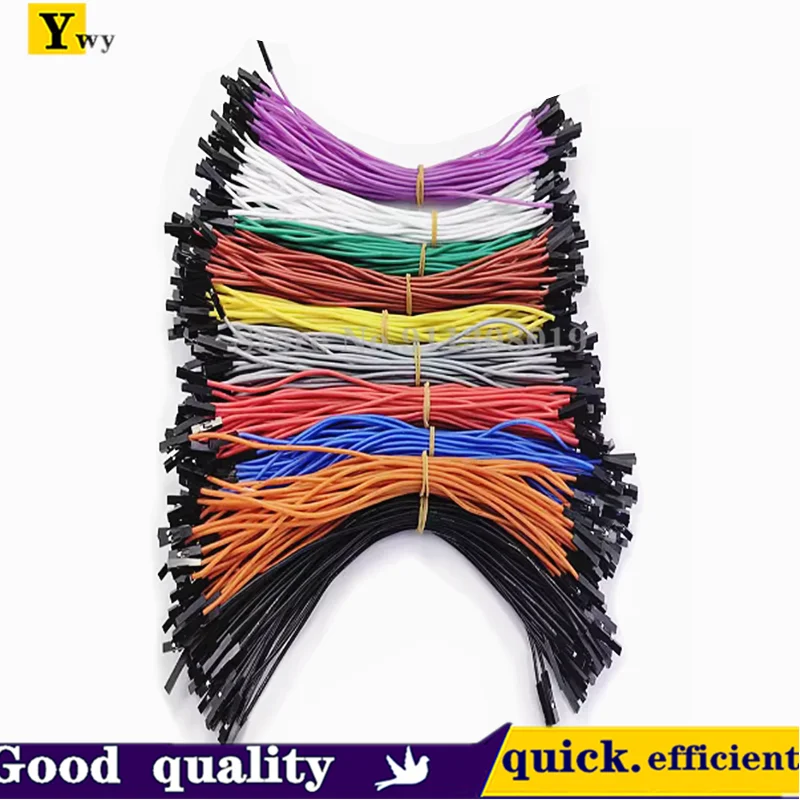 

20 шт., высокотемпературный мягкий силиконовый провод Dupont без запаха, 2,54, двойная головка 1P26AW G15/20/25 см, разные характеристики