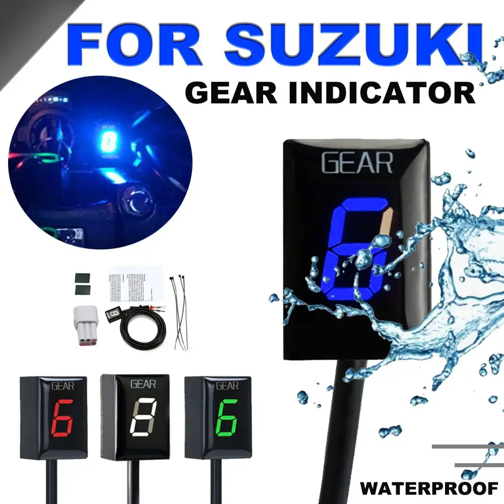 

1-6 Gear Indicator For Suzuki RM-Z250 RM-Z450 RMX450Z vz1500 sv1000 vlr1800 Boulevard C50 Motorcycle Gear Display Indicator