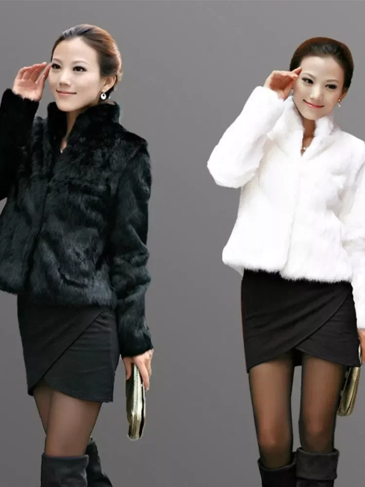 New2022 Faux Fur Coat Fluffy Plush Coats New Autumn And Winter Ladies Long Sleeve Special Woman Clothing 2020 Overcoat Female