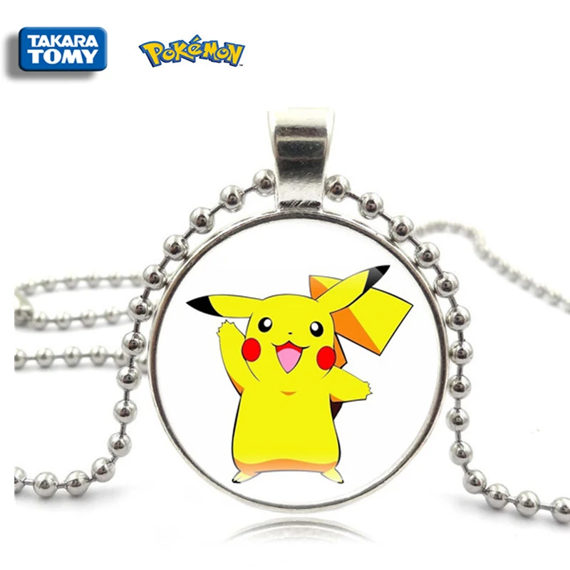 Ожерелье из серии аниме Покемон стеклянное ожерелье кулон ювелирные изделия