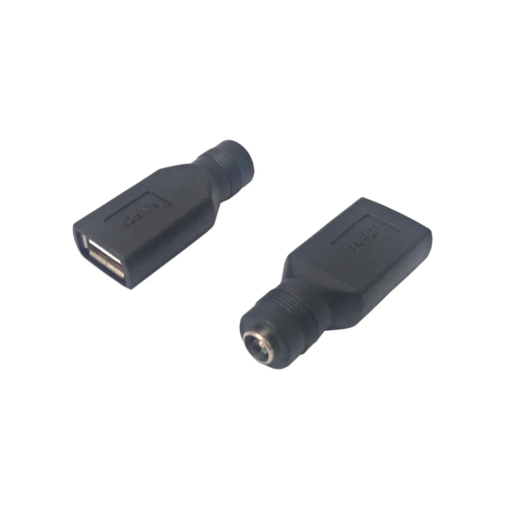 5 5*2 1 мм разъем постоянного тока на USB 2 0 штекер/гнездо в штекер питания адаптер для