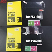 jcd tempered glass clear full hd screen protector cover front back film guard for psvita ps vita psv 1000 2000 psv1000 psv2000