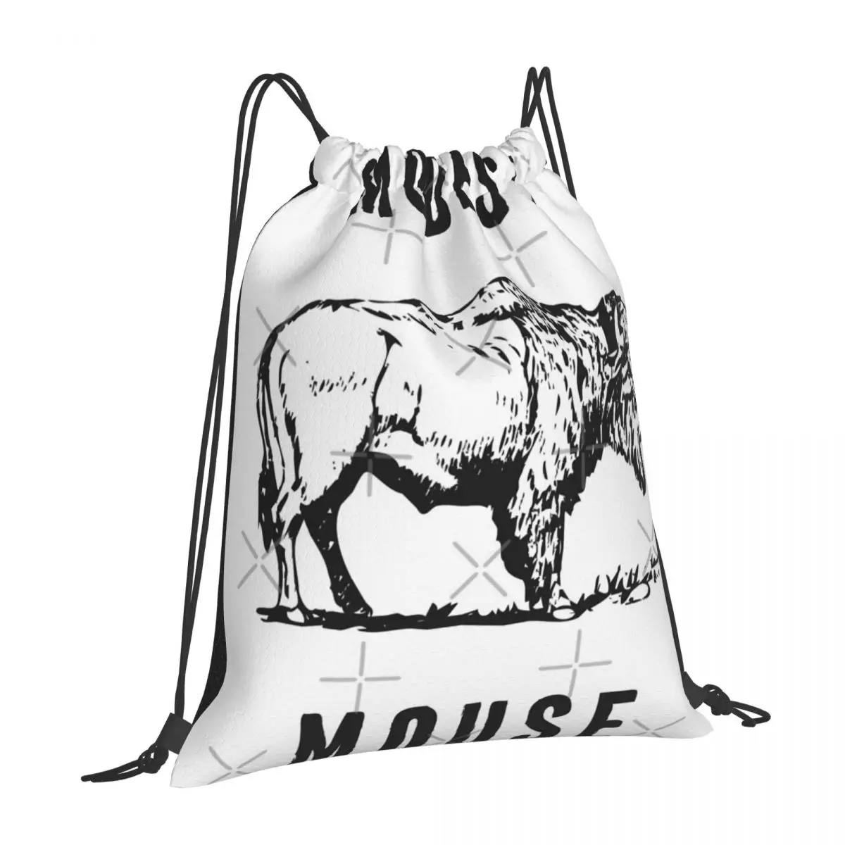 Рюкзак со шнурком в виде скромной мыши и буйвола рюкзак для девочек спортивные