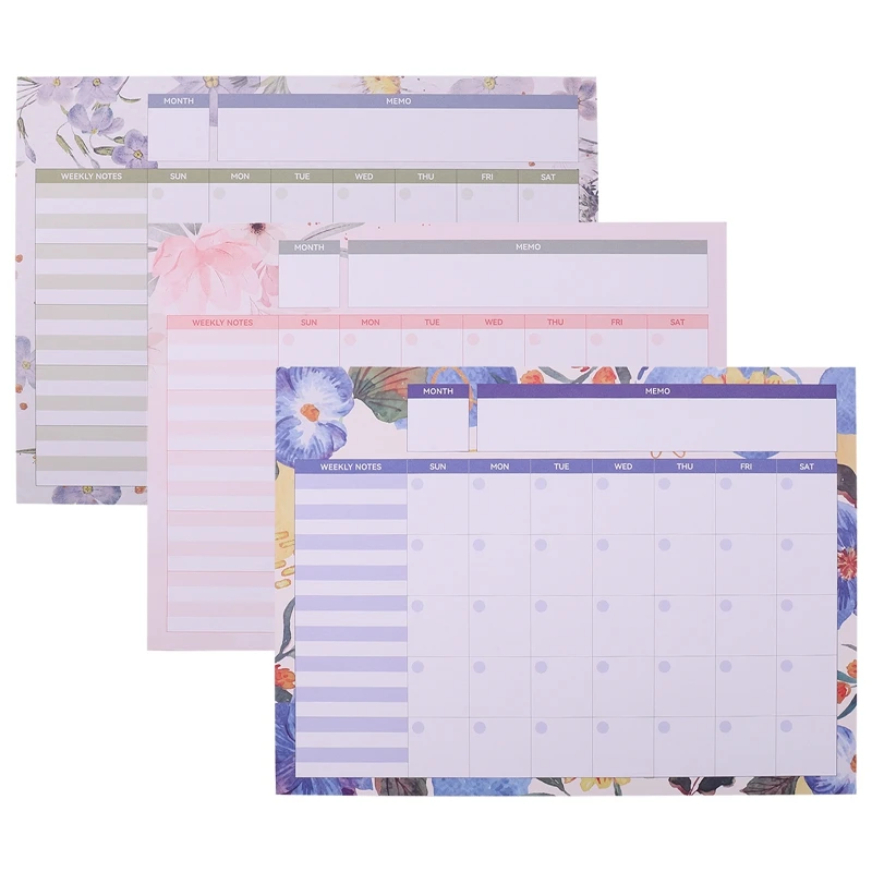 

24 листа, еженедельный и ежемесячный Органайзер A4