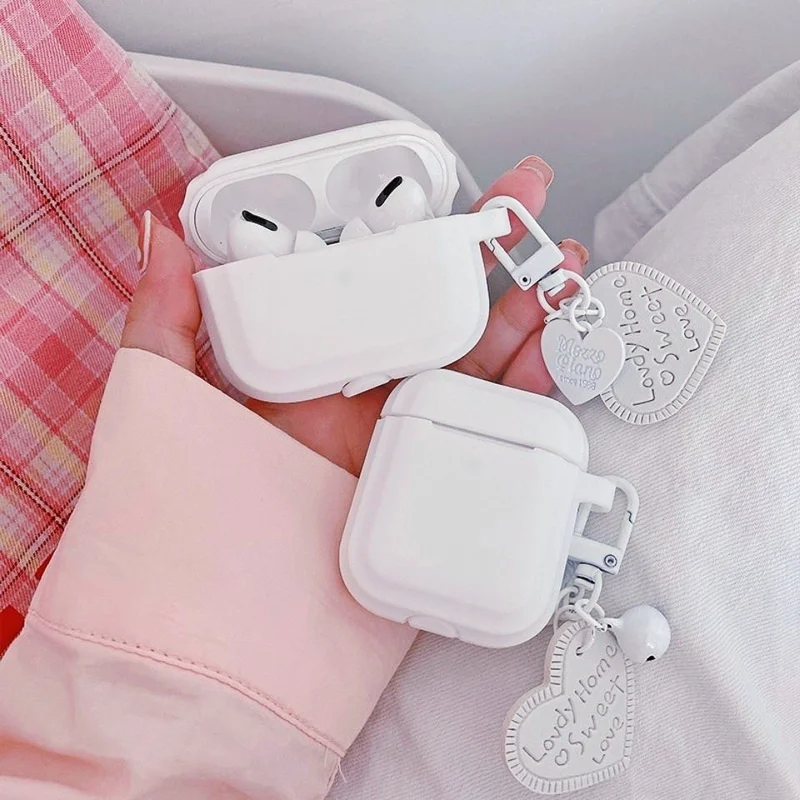 

Cute Solid Color Earphone Case for AirPods Pro 2 1 Cases Soft Silicone Charging Headphones Protective Cover for Airpod Pro Case