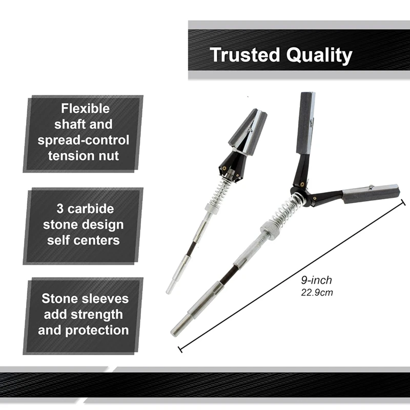 Маленький тормозной цилиндр Hone Tool-цилиндр двигателя Deglazer Piston Honing с 3 шт. камня 220