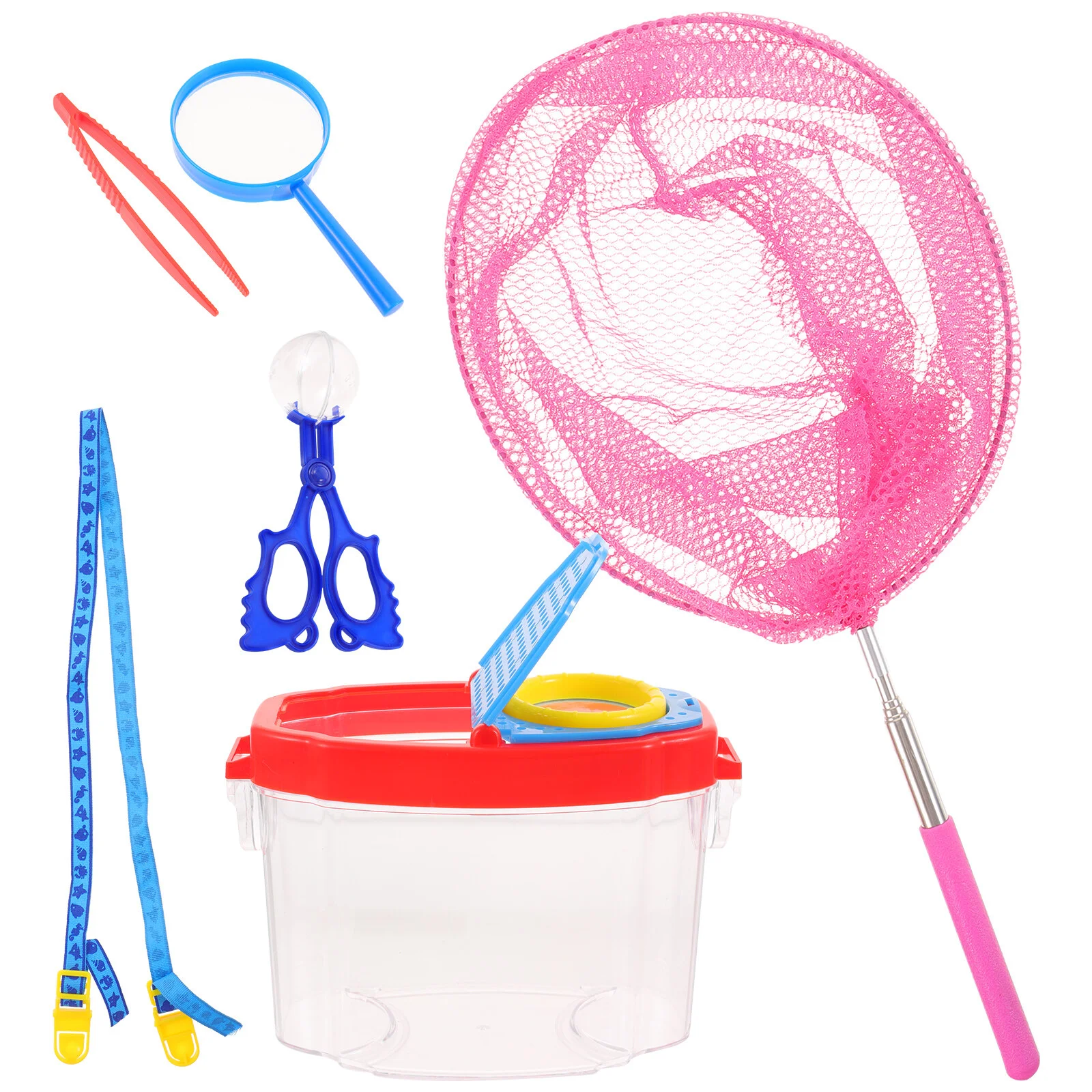 

Insect Trap Set Observation Box Outdoor Kids Exploration Tools Toys Toolkit Plastic Collecting Explorer Child