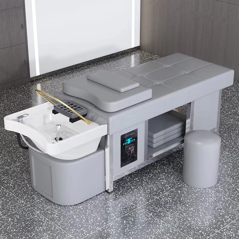 Профессиональный салон для мытья волос массажное кресло шампунь кровать