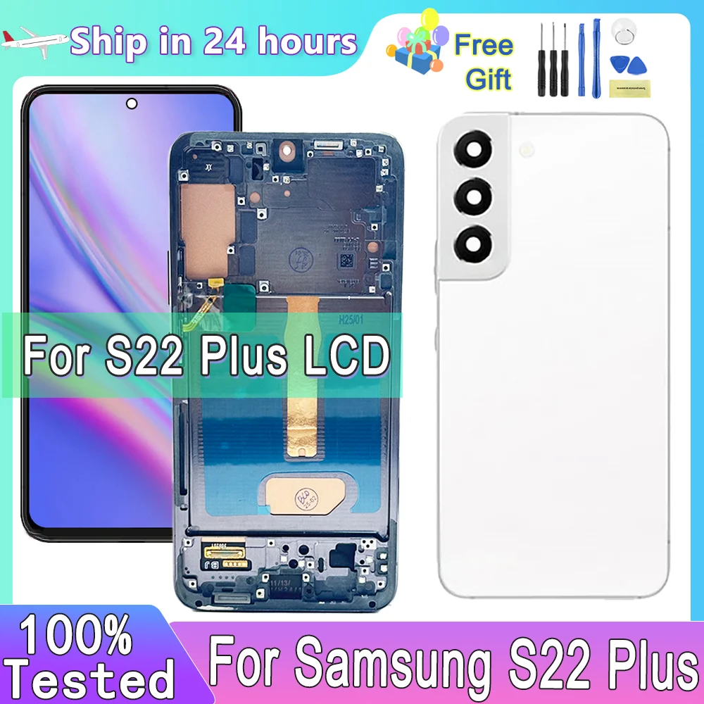 TFT для Samsung Galaxy S22 Plus 5G SM-S906B SM-S906B/DS ЖК-дисплей цифровой сенсорный экран с рамкой