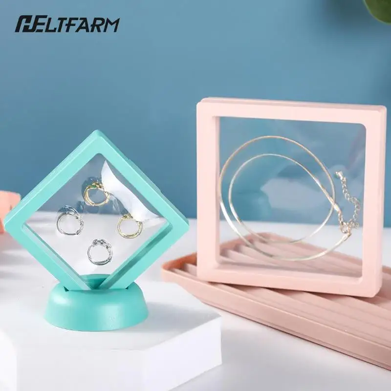 

3D Floating Picture Frame Shadow Display Film Suspensiony Storage Transparent Box Jewelry Bracelet Packaging Box