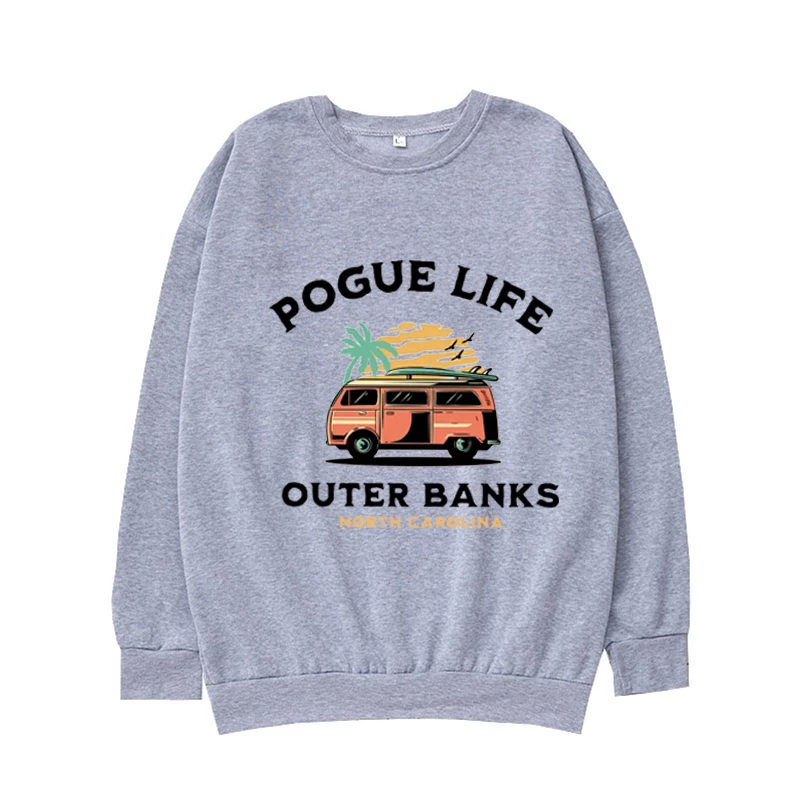 Большой пуловер Pogue Life Outer Banks North Carolina Obx подарки Traveler толстовка в стиле ТВ-шоу