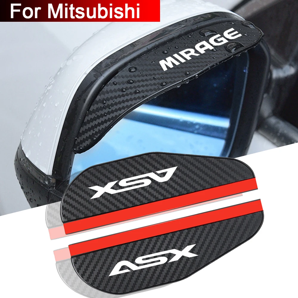 Автомобильный дождевик из углеродного волокна для mitsubishi Mirage g4 outlander 1 2 3 xpander lancer c x