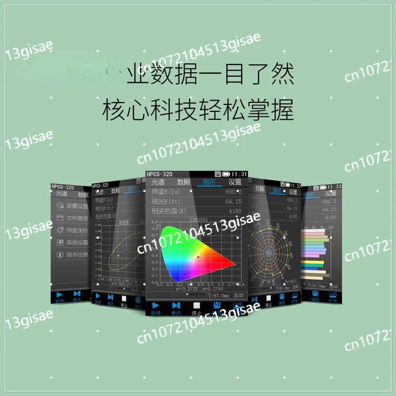 Ручной спектрометр Color HPCS320 измеритель спектральной яркости детектор цветовой