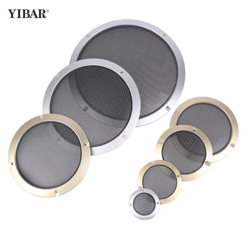 

Сетчатая Крышка для динамика, высококачественный автомобильный сетчатый корпус для динамиков, пластиковая рамка, металлические решетки из железа, решетки из железа