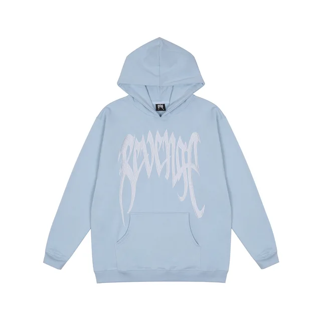 New Luxury Embroidered REVENGE Spider Pullover Hoodies Hoody hooded Sweatshirts velvet Cotton Drake Thick Fleece Street #A304 2