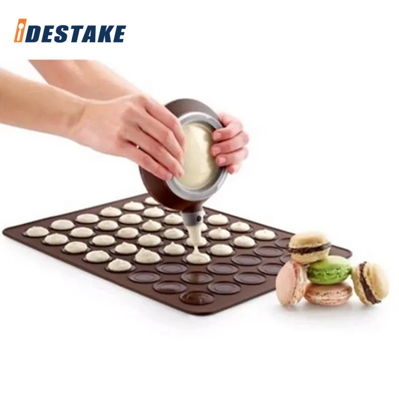 

Macaron Decorating Nozzle Cupcake Dessert Teapot Shape Tool Multi Holes Silicone Macaron Pad Silk Flower Dessert Decorators Tool