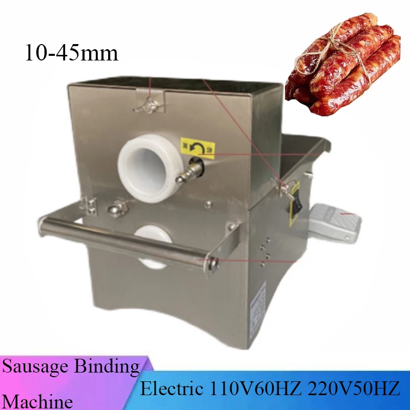 

Kitchen 304 Stainless Steel Sausage Tying Twisting Binding Machine Hot Dog Knotting Linker Binder Ham Knotter Linking Machinery
