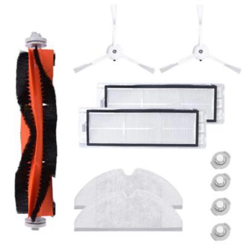 

Запчасти для пылесосов Xiaomi 1 S Robot S50 S51 S55 S5 S6, фильтр НЕРА, боковая щетка, круглая