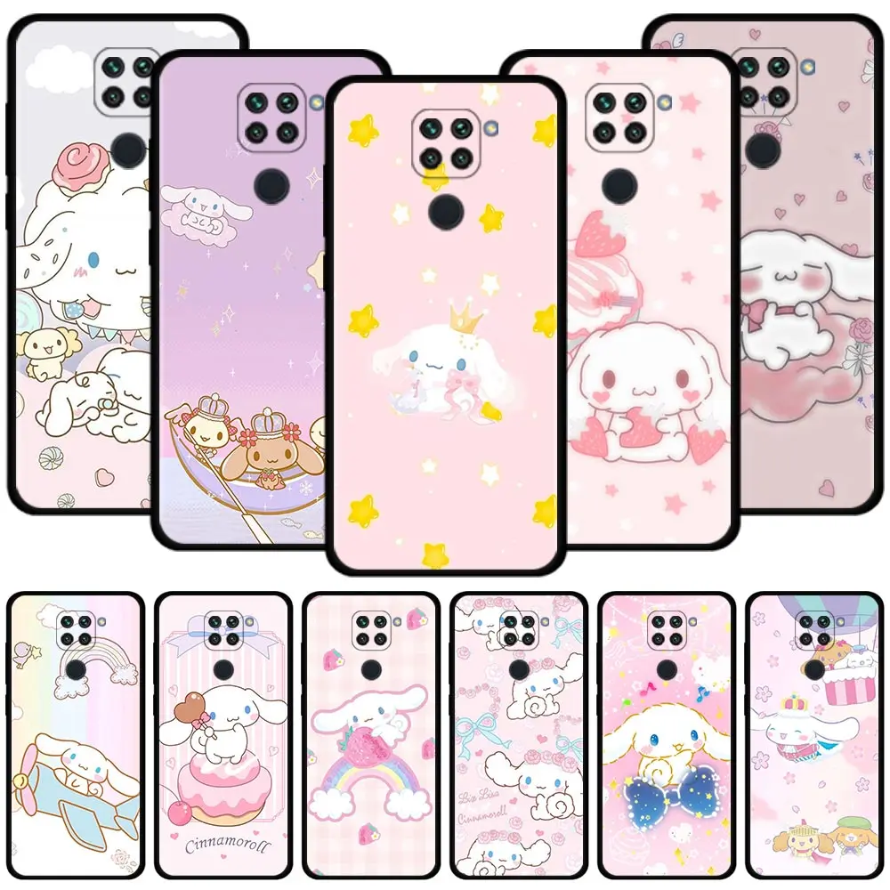 Для Xiaomi Redmi Note 11 9 8 10 Pro Max 7 9T 8T 9S 10Lite чехол для REDMI 9C 9A 7A Crown Cinnamoroll Возьмите воздушный