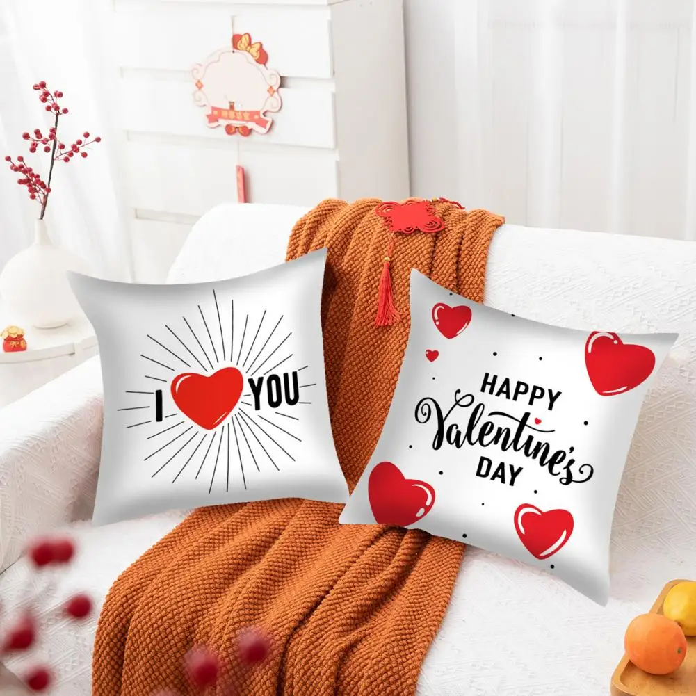 

Удобный чехол для подушки яркий цветной чехол для подушки Романтический праздничный чехол для диванной подушки для создания атмосферы