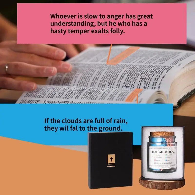 Христианские карты Банка Красочные библейские стихи ручной работы Христианская