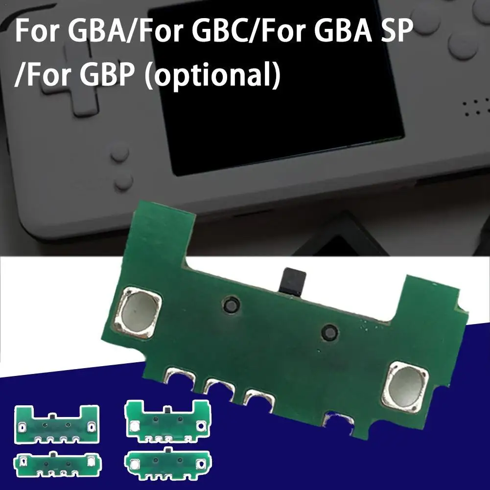 

1pc Power Switch Button Board for GBA GBC/GBP SP Game Console PCB Board Replacement Repair Part Game Module Accessories