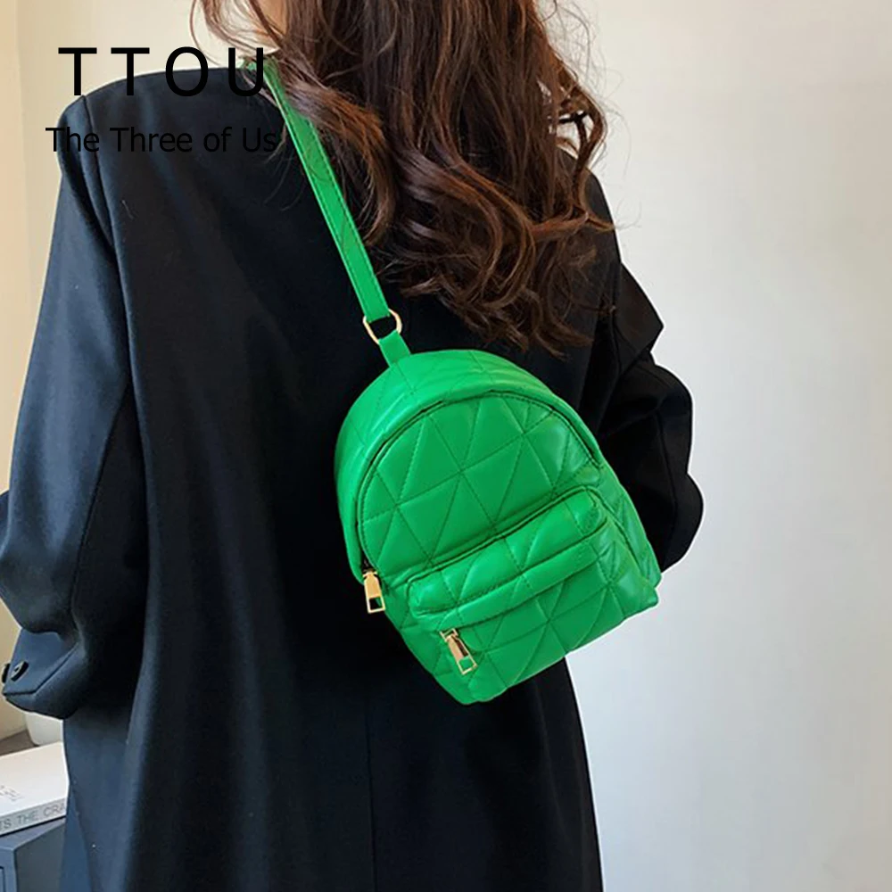 

Green Plaid Chest Bag Women Pu Leather Designer Crossbody Bag Solid Color Female New Year Casual Tote Purse Messenger Bag Trend
