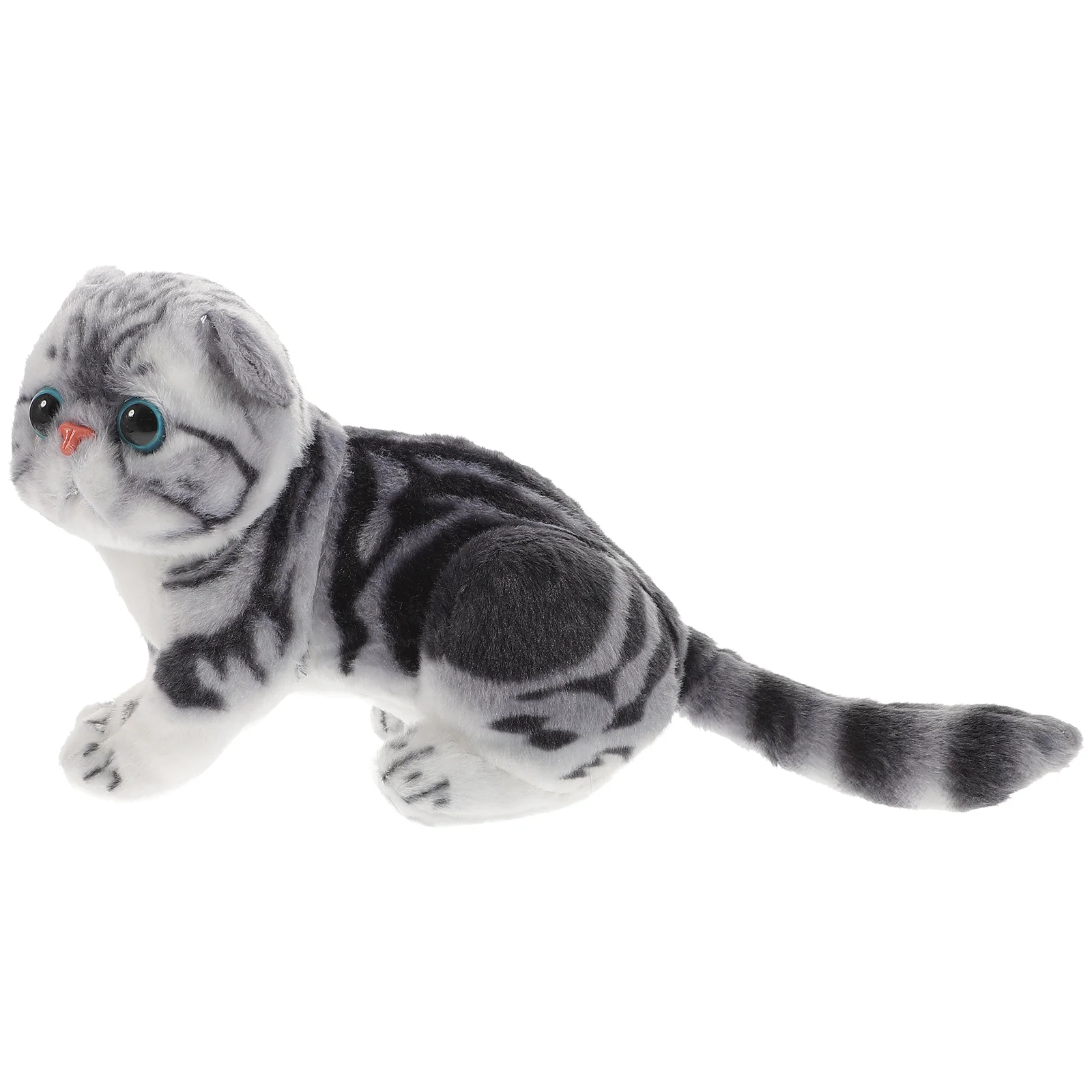 

Cat Stuffed Toy Animalpillow Plush Throw Cartoon Tabby Toys Shape Furry Sofa Pillows Cushion Sleeping Supple Kids Soothing