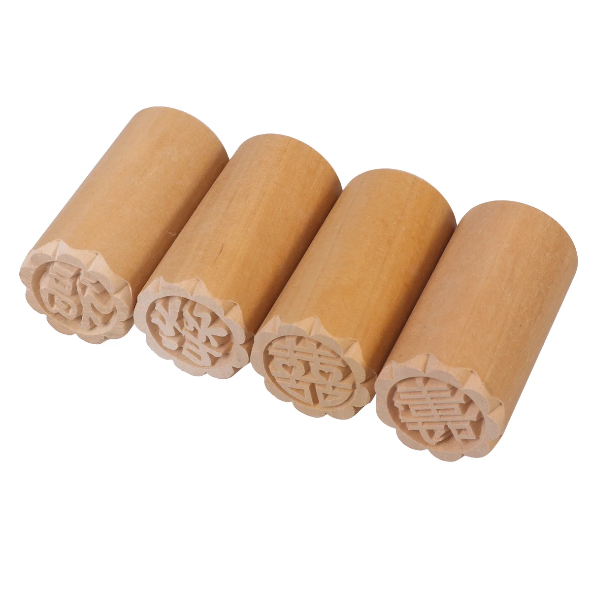 

Stamp Cake Wood Wooden Cookie Stamper Dessert Traditional Moon Stamps Mooncake Chinese Mold Seal Press Flower Round Manual Maker
