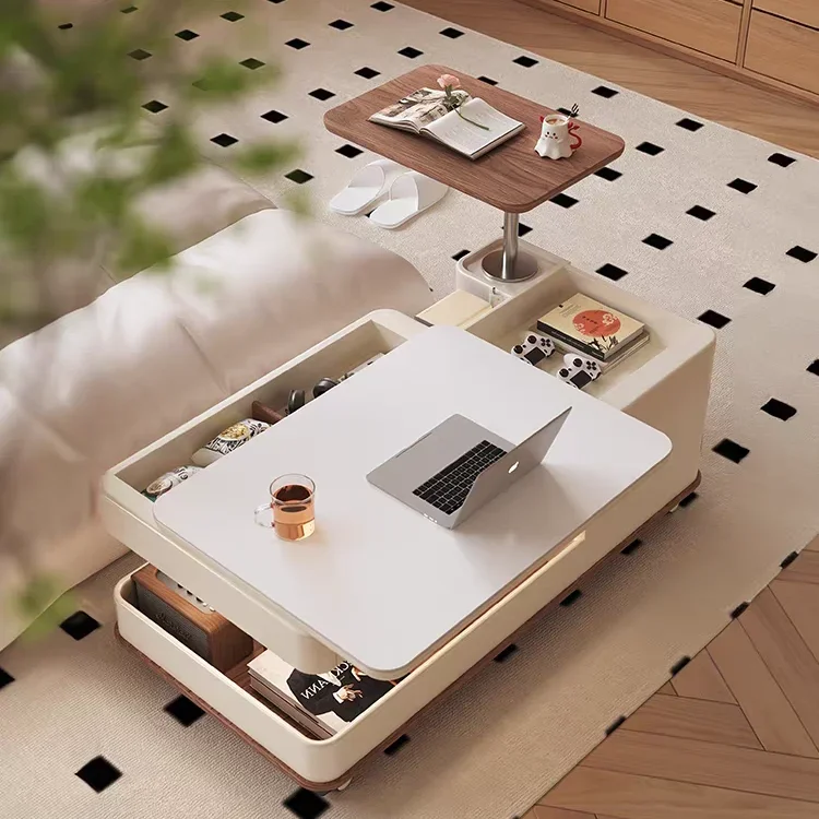 Передвижной современный роскошный и многофункциональный стол с подъемной